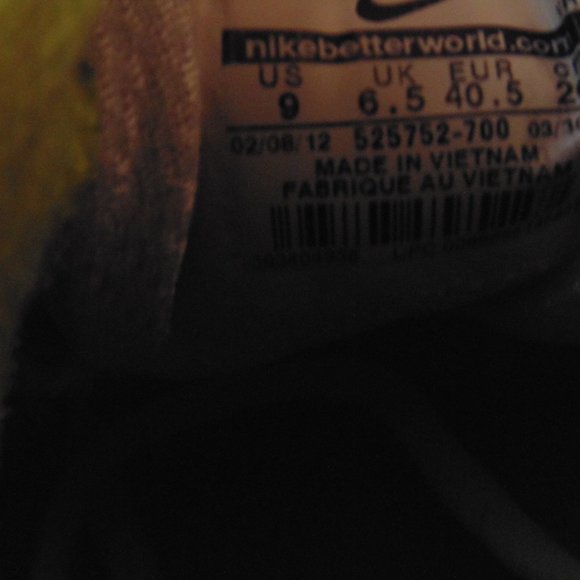 Women’s Nike Dual Fusion Run 3 Bright Yellow Running Walking 525752-700  size 9 - Picture 11 of 11